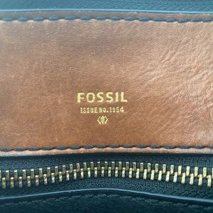 Beautiful Color Block Fossil Crossbody